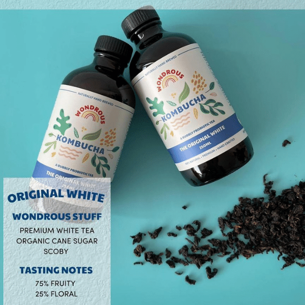 Wondrous Kombucha 500ML (Original White/ Original Green)